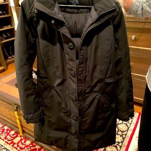 Women’s size small long North Face jacket